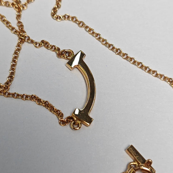Tiffany T 18k Rose Gold Necklace