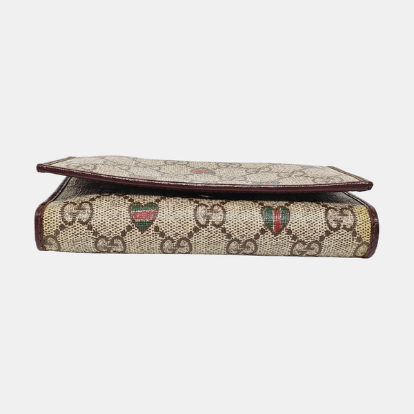 Monogram Coated Canvas Wallet Beige