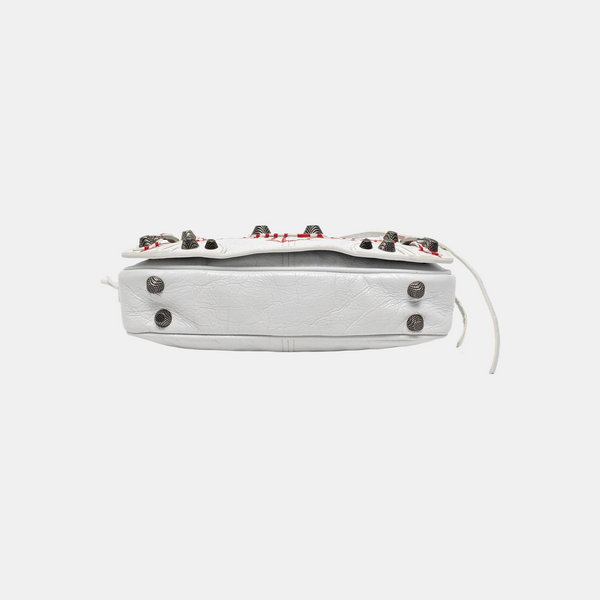 Authenticated pre-owned Le Cagole XS Lambskin White - Shoulder Bag at Looply