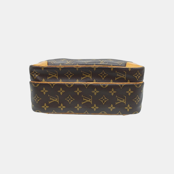 Nile Monogram Coated Canvas Brown