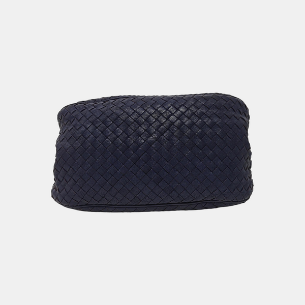 Lambskin Top Handle Bag Blue