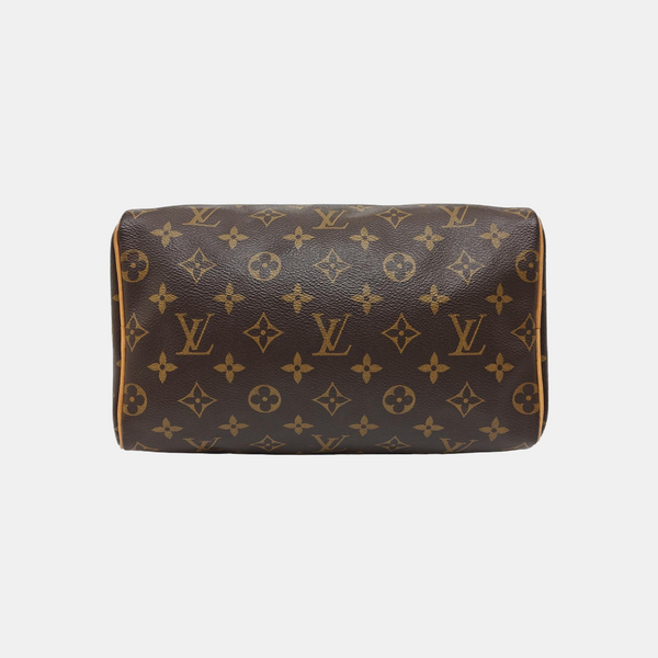 SPEEDY 25 Monogram Coated Canvas Brown