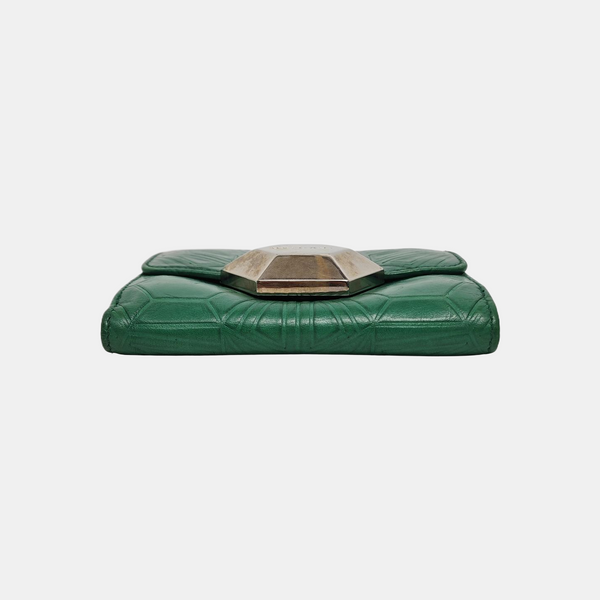 Calfskin Wallet Green