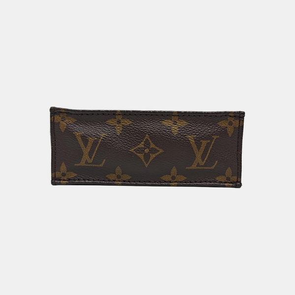 SAC PLAT Mini Monogram Coated Canvas Brown