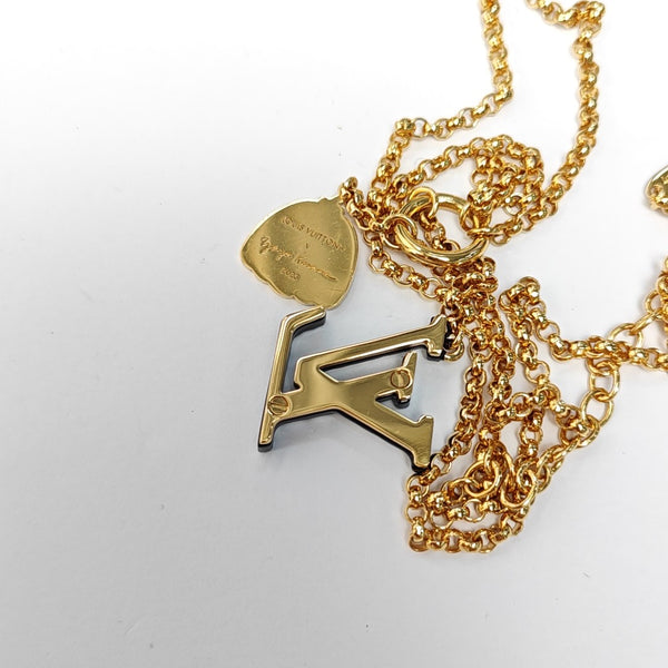 LV ICONIC Metal Gold Necklace