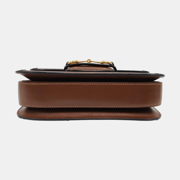 Horsebit 1955 Medium Monogram Coated Canvas Beige