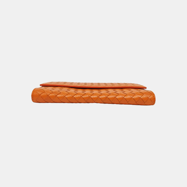 Lambskin Wallet Orange