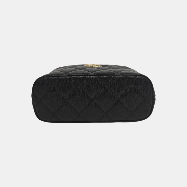 HOBO Quilted Grained Calfskin Black