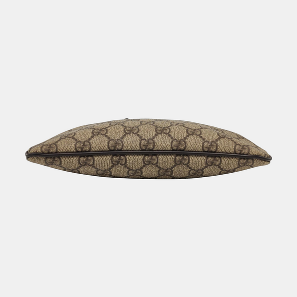 Monogram Coated Canvas Crossbody Bag Beige