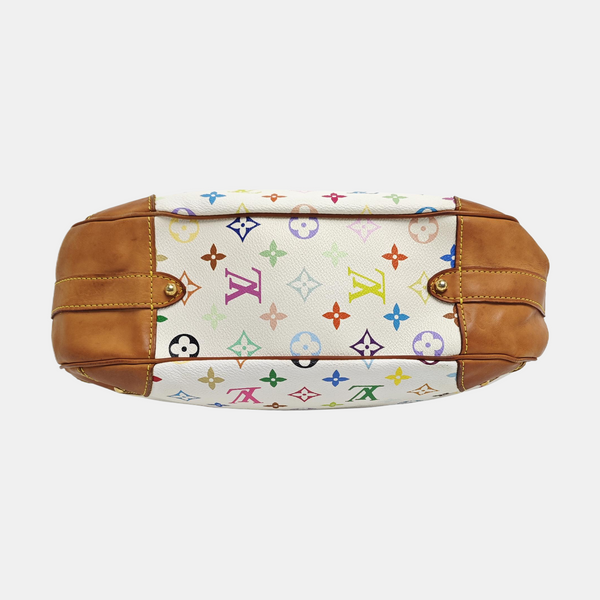 LV × TM GRETA Monogram Coated Canvas White