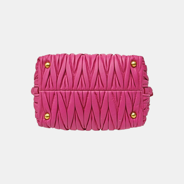 Avenue Quilted Lambskin Red