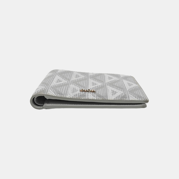 Coated Canvas Wallet Gray