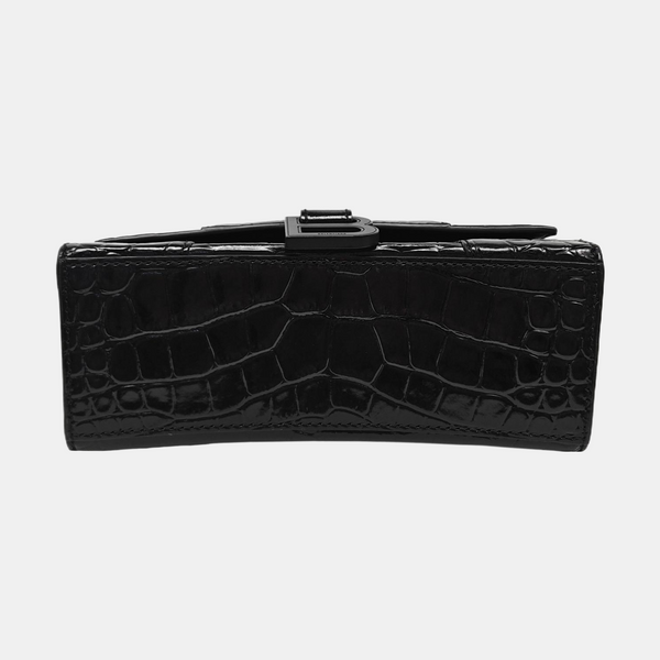Hourglass Small Calfskin Black