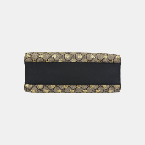 Padlock Small Monogram Coated Canvas Beige