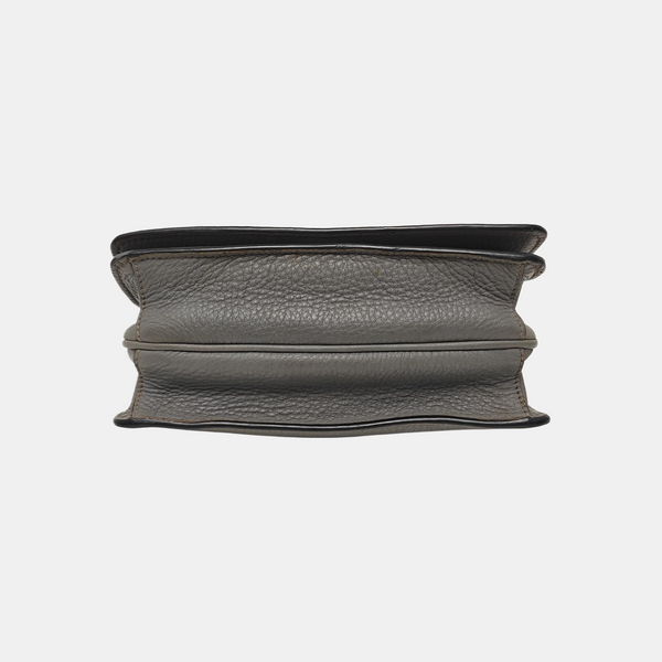 Calfskin Shoulder Bag Gray