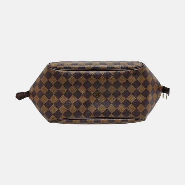 RIVINGTON Damier Ebene Coated Canvas Brown