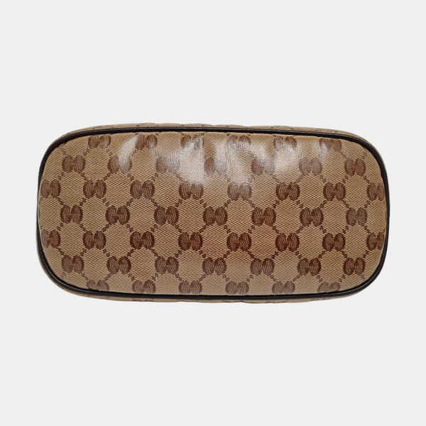 Dome Monogram Coated Canvas Brown