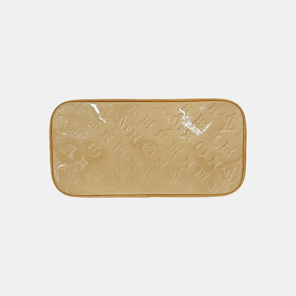 HOUSTON Monogram Patent Leather Beige