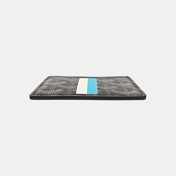 Coated Canvas Card Holder Black