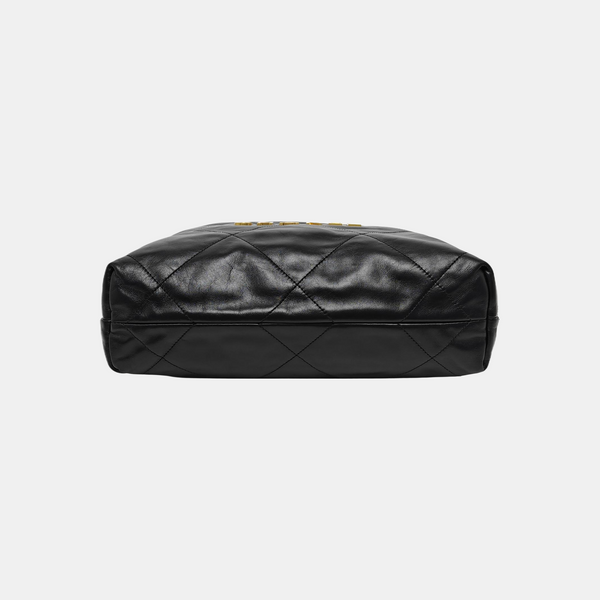 CHANEL 22 Small Quilted Calfskin Black