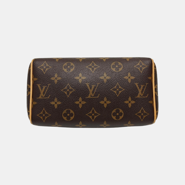 SPEEDY 20 Monogram Coated Canvas Brown