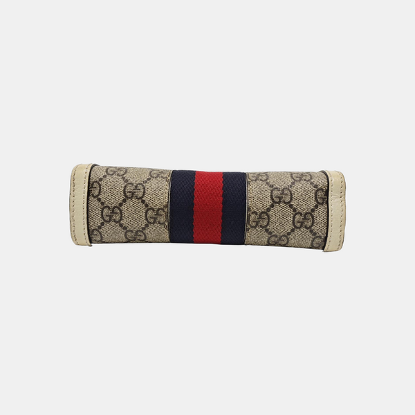Ophidia Mini Monogram Coated Canvas Beige