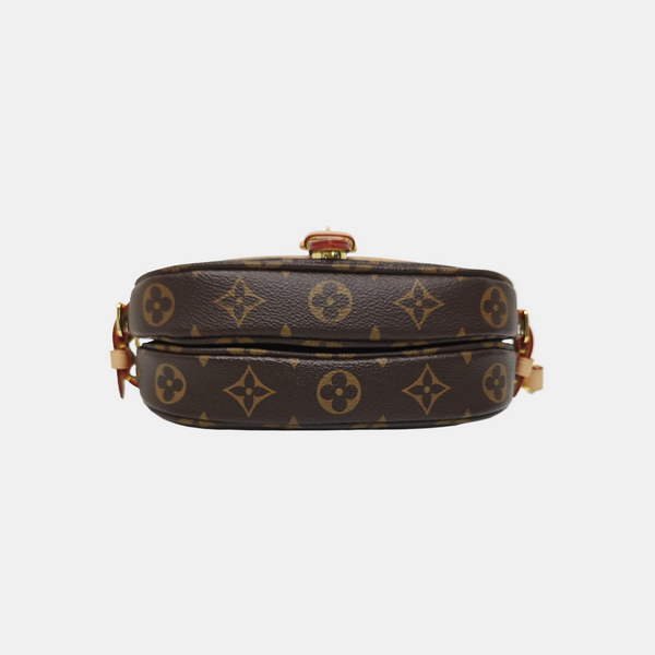 SAUMUR BB Monogram Coated Canvas Brown