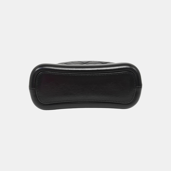 GABRIELLE Small Quilted Calfskin Black