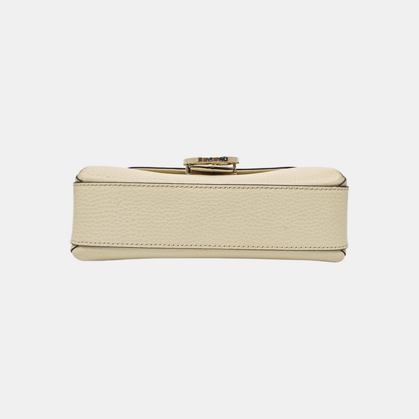 Interlocking G Mini Calfskin Beige