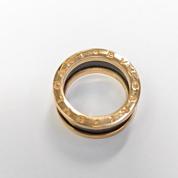 B.ZERO1 18k Rose Gold Ring EU 51