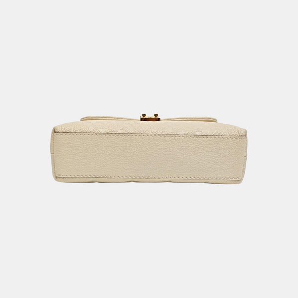 NANO MADELEINE Nano Monogram Calfskin Beige