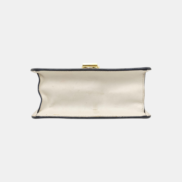 Sylvie Mini Calfskin White