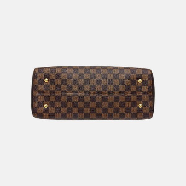KENSINGTON BOWLING Damier Ebene Coated Canvas Brown