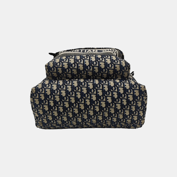 Diortravel Oblique Canvas Blue