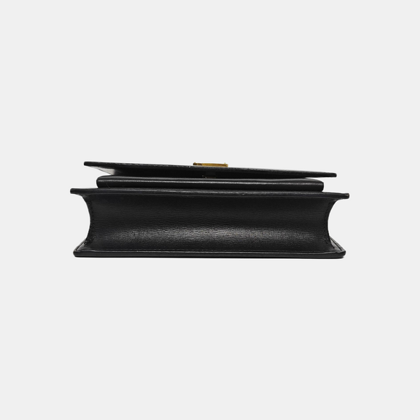 SUNSET Small Calfskin Black