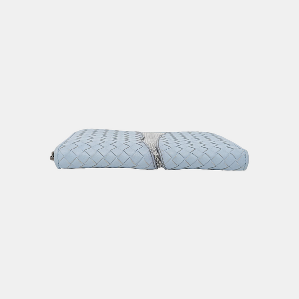 Lambskin Wallet Blue