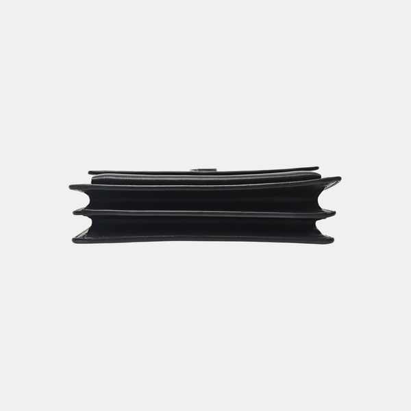 SUNSET Medium Calfskin Black