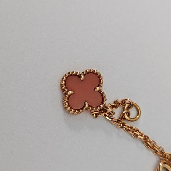 Sweet Alhambra 18k Rose Gold Necklace
