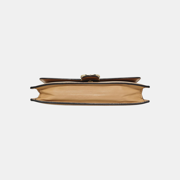 Interlocking G Small Calfskin Brown