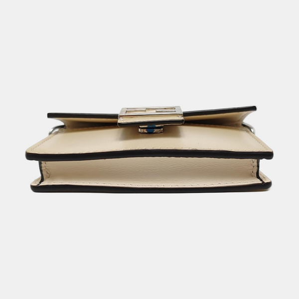 Authenticated pre-owned Baguette Mini Calfskin Beige - Shoulder Bag at Looply