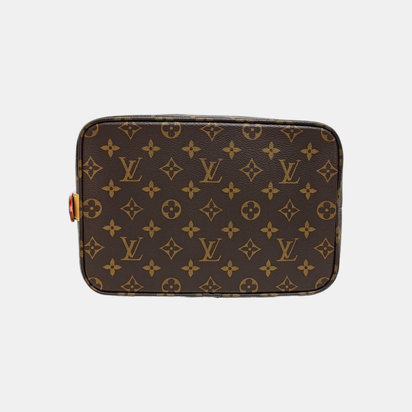 ALL IN GM Monogram Coated Canvas Brown