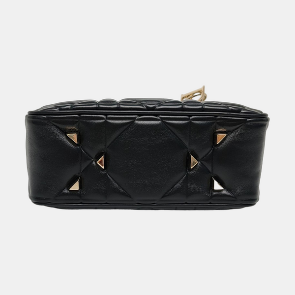 Lady 95.22 Cannage Calfskin Black