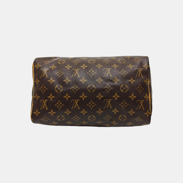 SPEEDY 30 Monogram Coated Canvas Brown