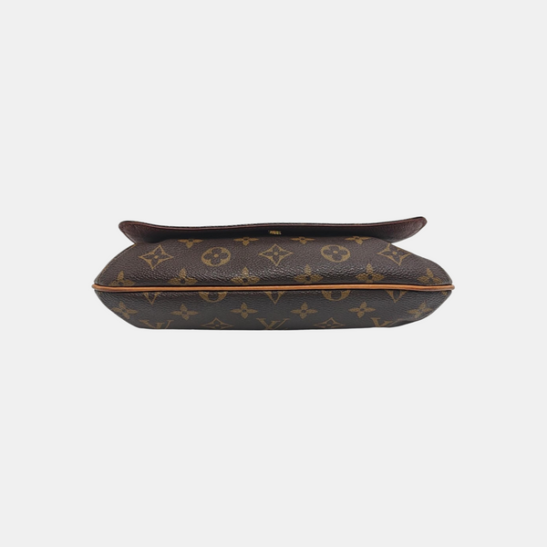 MUSETTE TANGO Monogram Coated Canvas Brown