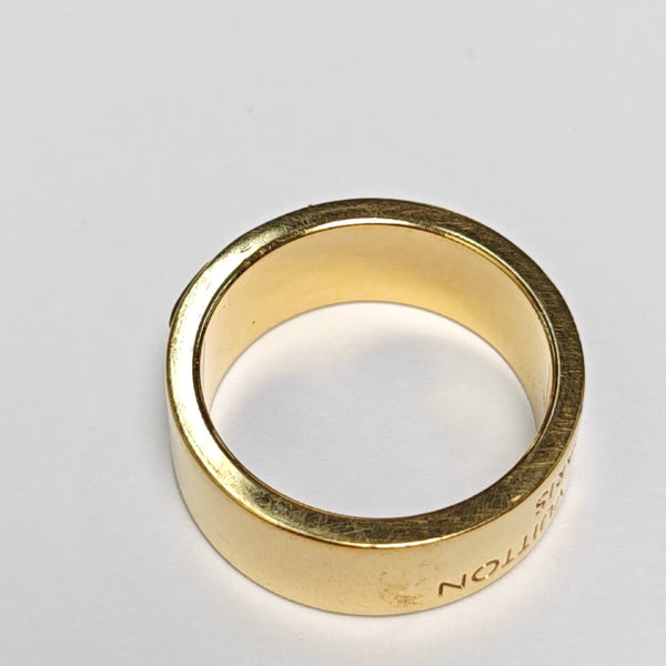 Metal Gold Ring EU 60