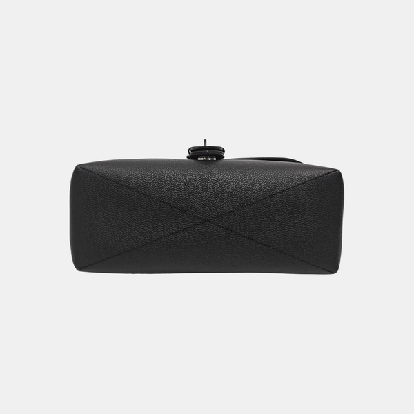 SAUMUR Monogram Coated Canvas Black