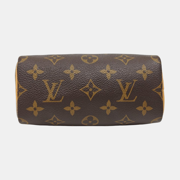 Authenticated pre-owned SPEEDY Nano Monogram Coated Canvas Brown - Shoulder Bag at Looply