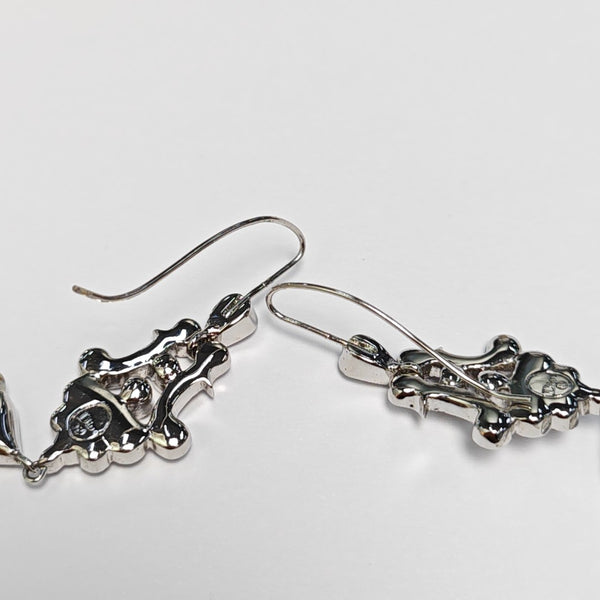 Metal Silver Earrings
