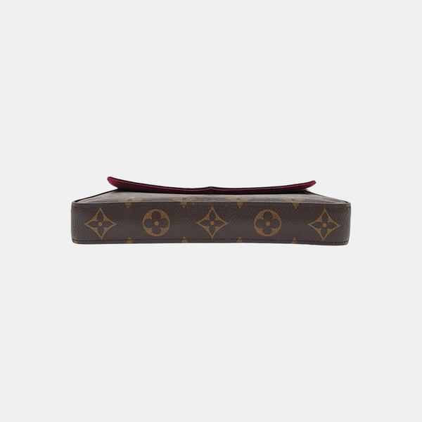 FÉLICIE Monogram Coated Canvas Brown