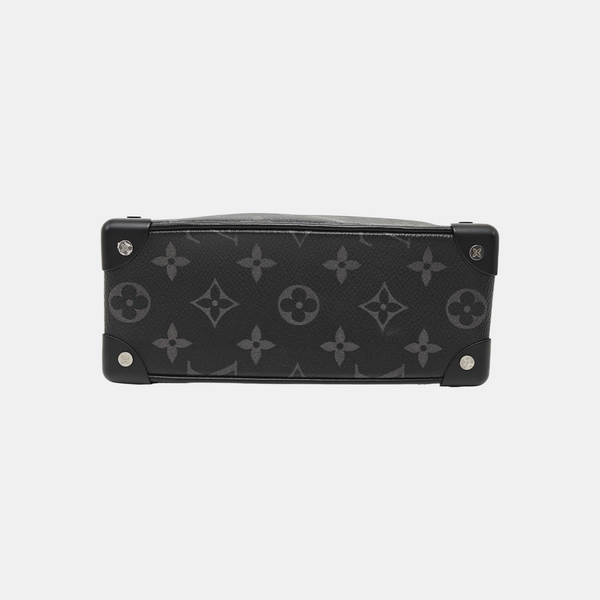 SOFT TRUNK Mini Monogram Coated Canvas Black